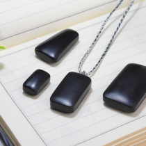 (Anna Jewelry Diary) Natural Ink Jade Hetian Jade Pendant Collection Grade Ink Jade Wool Chain Necklace Pendant