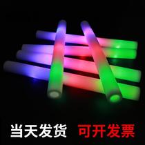 Electronic luminous sponge glow stick concert props foam silver light stick large light glowing night party