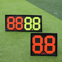 Jianbang football match replacement referee scoreboard football number plate professional competition four scoreboard