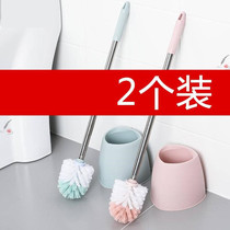 Long handle long handle hard wool toilet brush cleaning household toilet brush Simple toilet water filter hair brush round head