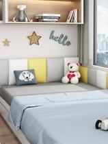 Bedside soft bag Self-adhesive nursery Children Anti-collision wall with tatami wall Custom Hotel Plate Backrest Cushion