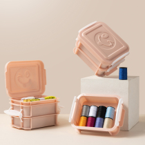 Treasure chest needle and thread set family box bag household durable large capacity multi-layer clothing store storage box handmade materials