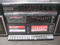 Yao Lan] radio double-card recorder 80 Old and left chronological recorder old