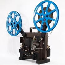 Western antique slot machine 16mm 16 old movie machine projector skeleton display fragments