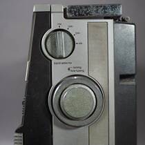 Yao Lan] nostalgic old antique card with objects Sharp sound recorder GF555 radio all-in-one tape double S