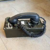(Yao Lan) Field phone Hand WWII US military portable beauty machine Old telephone telephone
