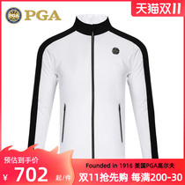 American PGA 2021 autumn and winter new golf clothing mens coat mens long sleeve sports windbreaker warm
