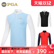 USA PGA 2021 Golf Clothing Mens Long Sleeve T-shirt Sportball Clothing Mens Clothes Spring Summer Sunscreen