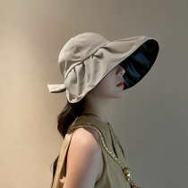 CZ Original Design Great Eave Black Rubber Fisherman Hat 2022 New Spring Summer Leak Mati Sun Sun Sunscreen Hat Children