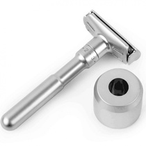 Razor manual razor men adjustable sharpness washing stainless steel old double-sided knife holder