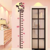 Measuring height wall stickers children living room height stickers acrylic removable 3d wall stickers creative simple modern