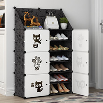 Door storage shoe cabinet storage artifact Simple shoe rack Dormitory multi-layer dustproof household economical large capacity shelf