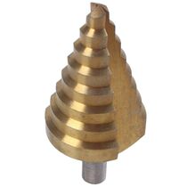  Stepped drill High speed steel 4241 material 10-45mm Pagoda drill Reaming drill Triangle shank straight groove