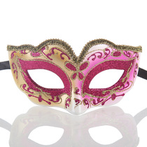 New childrens half-face gold powder mask party mask masquerade Venice creative mask