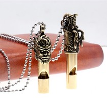 Bird whistle training whistle thrush whistle bird with bird whistle outdoor survival whistle copper whistle decoration