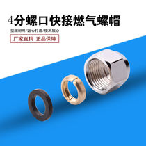 304 stainless steel gas pipe joint 4 points 3 points 6 points detachable nut stainless steel bellows pure copper fittings