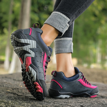 Lord Wolf Spirit Genuine Leather Outdoor Climbing Shoes Mens Bull Leather Hiking Mountaineering Shoes Women Outdoor Lovers Non-slip Waterproof Shoes Autumn Winter