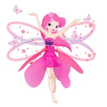 Induction small fairy flying fairy charging aircraft levitation remote control girl childrens toy tremble sound same model