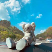 ins cute cartoon KAWS Net red trend doll car decoration creative car interior control decoration supplies