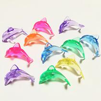 Children Dolphin Toys Kids Plastic Crystal Playground Gem Catch Music Rewards Small Fish Friends Share Gifts