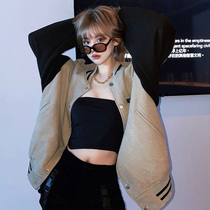 Kunbai national tide retro baseball uniform women autumn and winter New niche design sense vintage couple thick coat