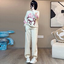 Tide Cards Advanced Senses Casual Sports Suit Women 2023 Spring New Loose Fashion Foreign Gas Trendy Two Sets