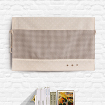 TV dust cover 2021 New 5565 inch LCD TV cover simple modern cotton linen breathable cover cloth