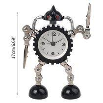 Creative Gear Robot Desktop Alarm Clock Creative Student Tab