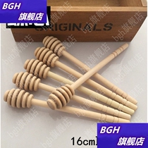 Spoon honey scoop honey scoop honey special spoon mixing rod small wooden spoon non-lacquered wood