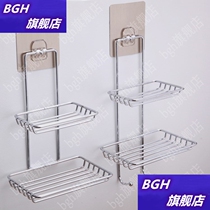 Punch-free toilet soap box soap Wall hanger box suction wall bathroom