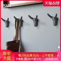 German shoe cabinet wardrobe adhesive hook-free hole Nordic Wall Wall clothes single hook fitting room clothes hook