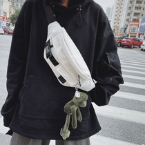 Japanese ins chest bag men and women multi-function running bag New Korean version of tooling sail cloth bag shoulder shoulder bag