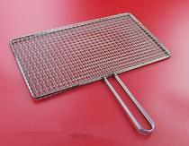 Grid splint folding practical small thickened barbecue rack Stainless steel barbecue net rectangular small grid