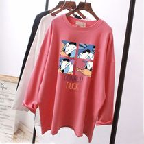 Pregnant woman spring coat T-shirt long long sleeve cotton loose Korean fashion pregnant woman T-shirt base shirt spring and autumn