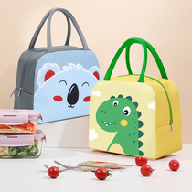 Cartoon Portable Insulation Lunch Bag Aluminum Foil Liner Insulation Bag Office Workers Students Carry Meals