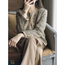 2022年秋装新款小香风短款高端外套女秋冬欧货爆款小个子女装上衣