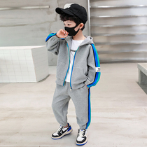 Childrens clothes boys spring clothing suit 2022 new boys spring handsome chic sportswear in childrens spring and autumn surges