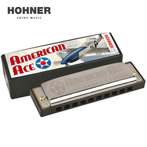 HOHNER and Lai Ten Hole 10 Hole Blues Harmonica AMERICAN ACE Blues Adult Professional Universal and Lai