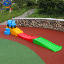 Three-stage pulley Sliding lane Slide Childrens toy roller coaster Inertial roller coaster Scooter playground