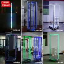 Bar stainless steel laser point stage jumping stage nightclub led Beauty Point jumping platform KTV mobile illusion point dance frame