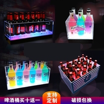 Ice bucket High-value KTV creative custom bar LED beer frame net red large champagne bucket commercial use