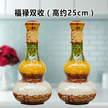  Lucky gourd Chinese style natural housewarming supplies Grain ornaments Home accessories New home entry creative decoration
