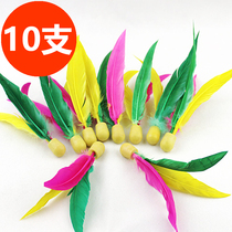 (10pcs)Shuttlecock Board Badminton Cricket Shuttlecock Board Badminton Badminton Chicken Feather Ball Badminton Health Ball