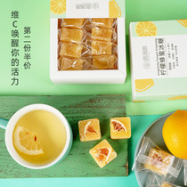 Lemon honey Rock sugar Fruit tea brewing drink Lemon tea Fruit tea Freeze-dried with grapefruit water drink