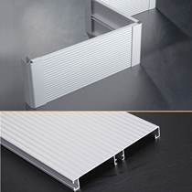 Kitchen cabinet skirting board baffle kitchen 12cm skirting Wall aluminum alloy 10cm under cabinet floor buckle