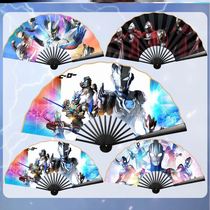 10-inch Altman fan animation cartoon boys and children Primary School students ancient style double-sided folding fan custom personalized pattern