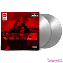 Justin Bieber Justice Target Limited Edition Silver Glue 2LP Vinyl Angels Speak