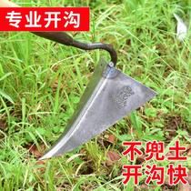 Vegetable Hoe Header Ragou Back Ridging Hoe Manganese Steel Quench Triangle Hoe Ditching Ridger Hoe Head Dig Sweet Potato Potato Hoe