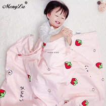 Cartoon baby cover blanket huddle cotton bean blanket children quilt kindergarten baby nap air conditioning quilt