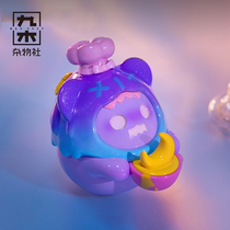 Nine wood debris club looking for unicorn shinwoo ghost hotel series blind box Halloween ornaments hand